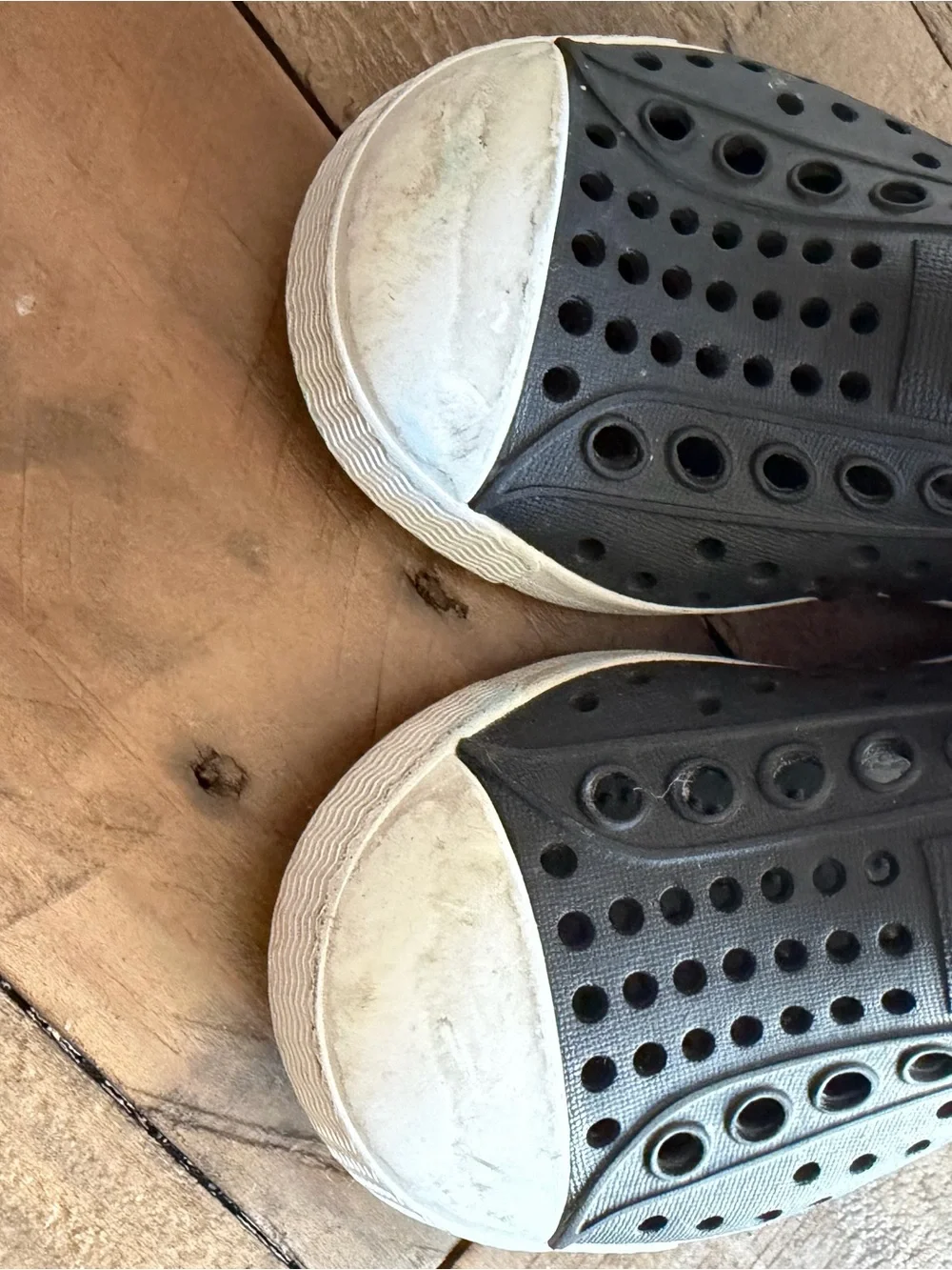 NATIVE brand - 2 pairs size 5 (toddler) in Olive Green and Black